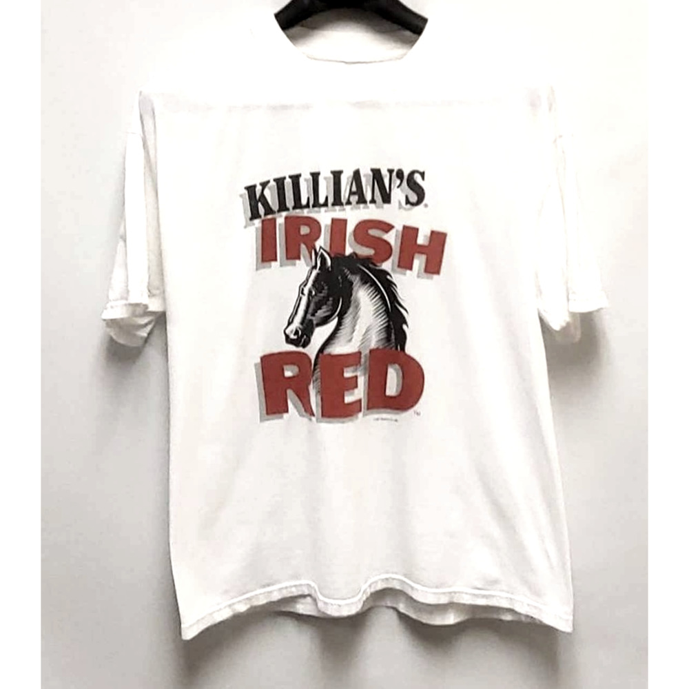 90s Killians Irish Red Beer Promo Graphic Tshirt RARE Vintage